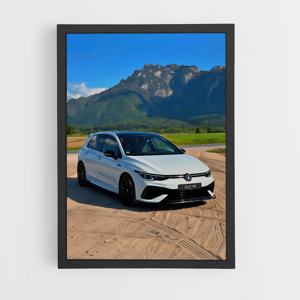 Poster Golf en Sable – affiche Volkswagen (vue 2)